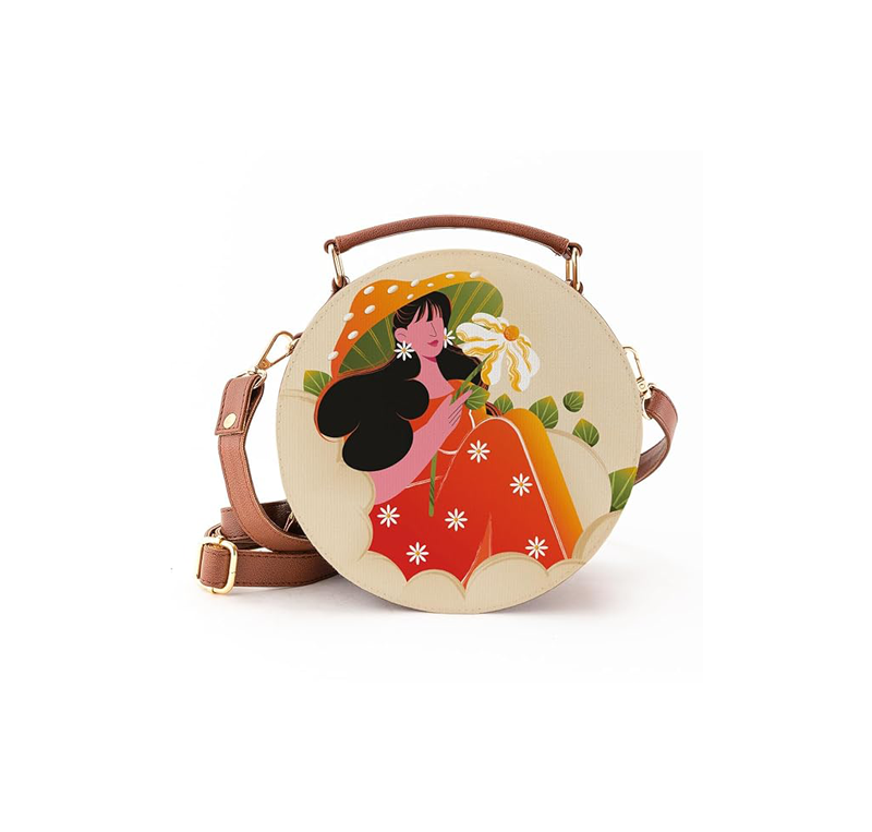 Kalankit Box Sling Bag for Women Girls