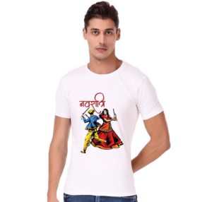 customize navratri t-shirt