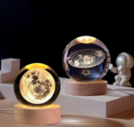 Crystal Ball Universe & Moon Night Light Combo Home Decor