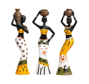 Uniquely Hand Crafted Home Dcor African Tribal Women Art Piece
