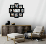 MDF Wall Collage Photo Frame for Multiple Photos in a Single Frame