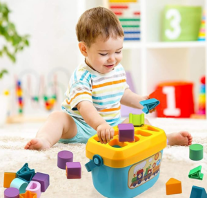 Baby and Toddler Plastic First Educational Blocks Shape