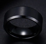 MEENAZ Black Rings for Men Mens couples gents friends unisex