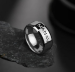 Personalised Name Ring for Men | 925 Hallmarked