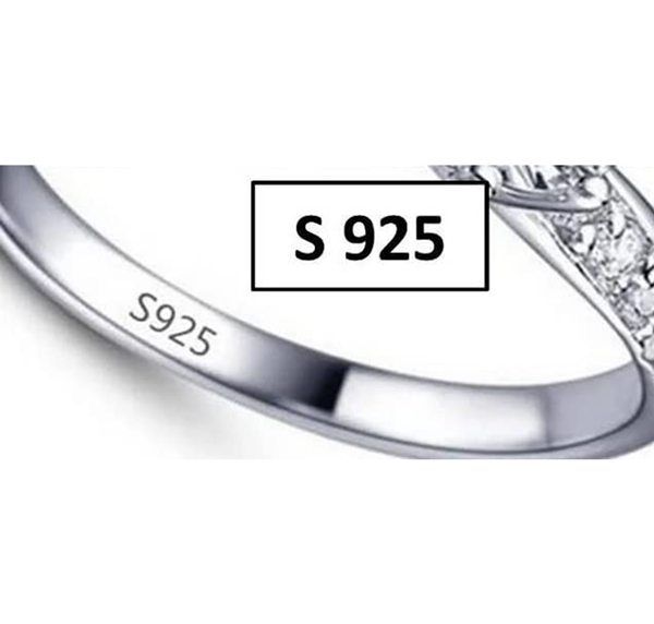925 Silver Ring Hug Carved Hand Ring Love Forever Adjustable Hand Hug Ring - Image 2