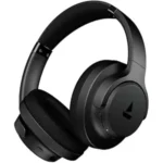 boAt Rockerz 512 ANC,(~40dB) Hybrid ANC, 40mm Drivers, Wireless Headphone with Mic (Cosmic Black)