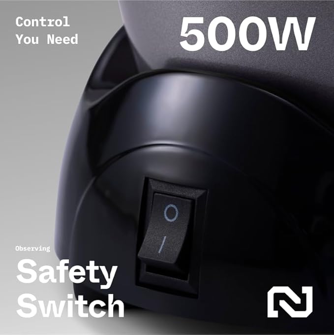 NutriPro Juicer Mixer Grinder - Smoothie Maker - 500 Watts (2 Jars & 1 Blade, Silver) - 2 Year Warranty - Image 2