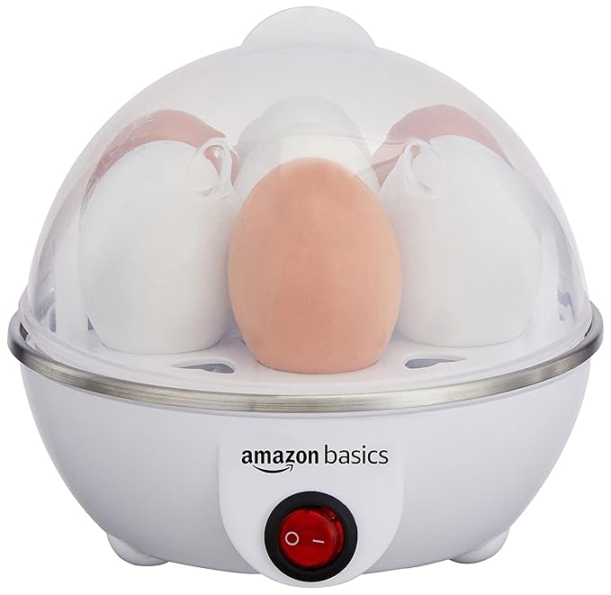 Basics Electric Egg Boiler | 350 Watt | Boils Upto 7 Eggs