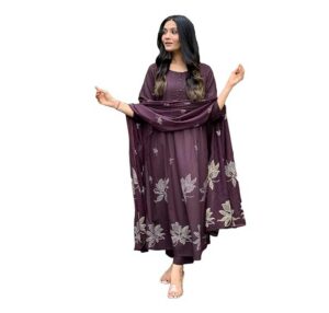 GoSriKi Ethnic Kurta Pant Dupatta Set for Women | Traditional Indian Wear Outfit