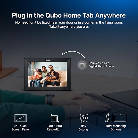 Qubo Instaview New Age Video Doorphone from Hero Group | 3MP Video Doorbell Pro 2K + Wireless Home Tab 1296p Resolution - Image 4