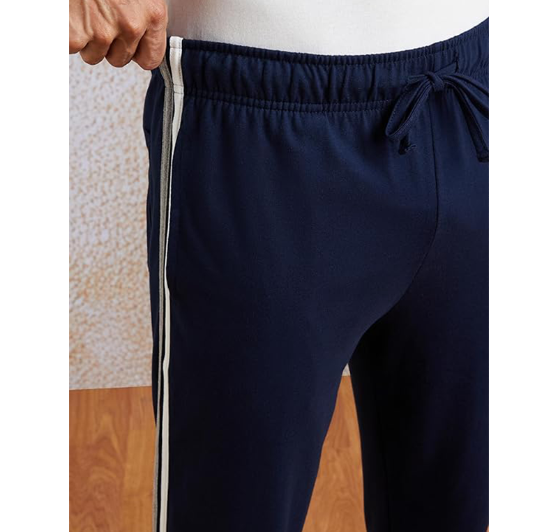 Symbol Men's Cotton Rich Strechable Knit Track Pants - Image 2