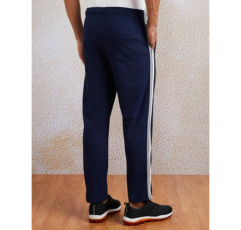 Symbol Men's Cotton Rich Strechable Knit Track Pants - Image 4