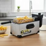 iBELL OILKING300 Electric Deep Fryer | 3 Litre Oil Capacity | 2000W Stainless Steel | Adjustable Temperature Control