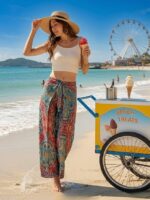 Women’s Boho Wrap Palazzo