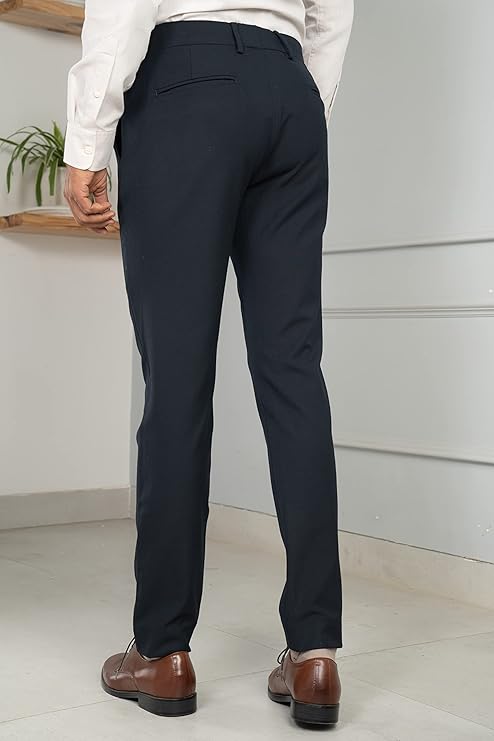 Buy 1 Best Stretchable Formal Checks Pants Men's Online - Image 8
