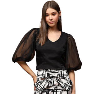 Puff Sleeve Casual Wear Top