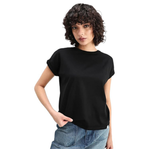 Relaxed Fit Plain T-Shirt