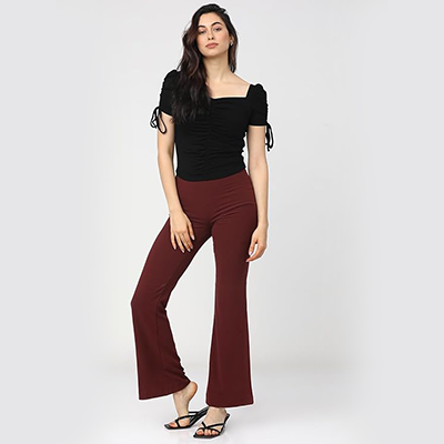 Tokyo Talkies Square Neck Solid Tops: Upgrade casual looks - Image 6