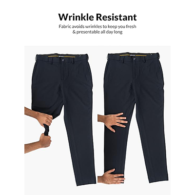 Buy 1 Best Stretchable Formal Checks Pants Men's Online - Image 4