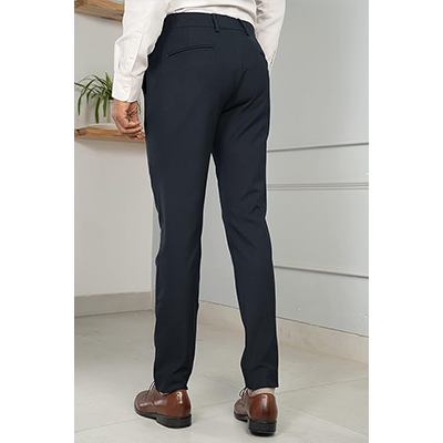 Buy 1 Best Stretchable Formal Checks Pants Men's Online - Image 2